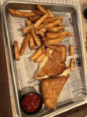 Grilled Cheese and fries