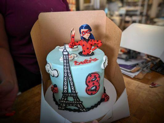 Ladybug Miraculous Birthday Cake