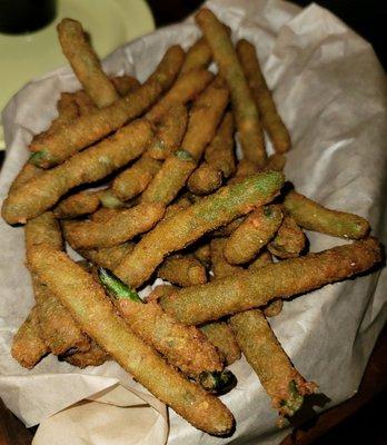 Fried green beans