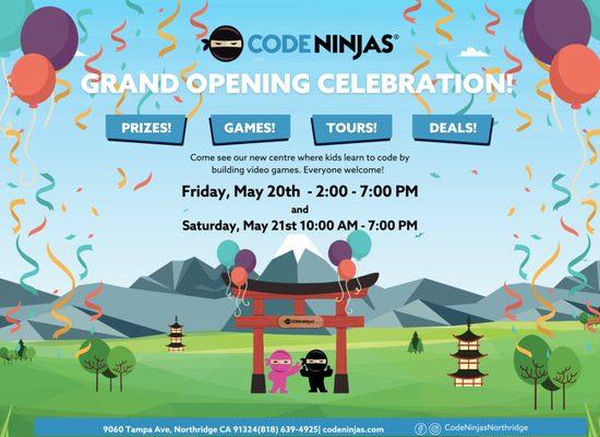 Join us for our GRAND OPENING celebration!! Come out for some fun games, tours, and deals!