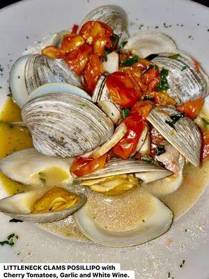 Clams Posillipo in a Cherry Tomato Broth