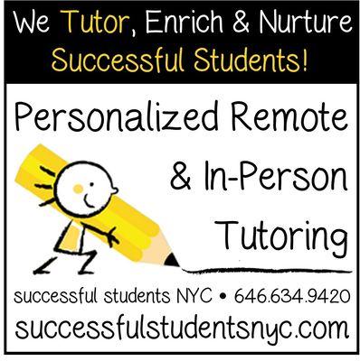 Offering remote and in-person tutoring in NYC and Long Island!