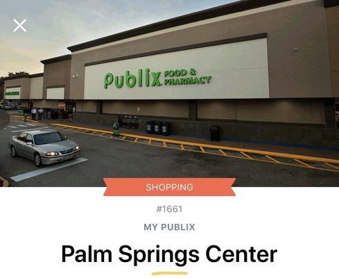 Publix Super Market at Palm Springs Center