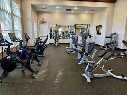 Fitness Center at Mediterra Apartments in La Quinta, California.