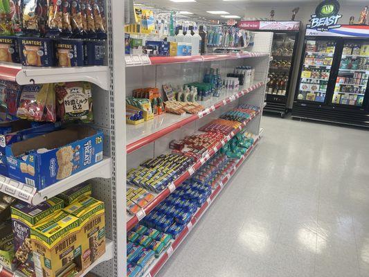 Clean aisles