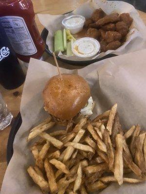 Wings, & Double Cheeseburger