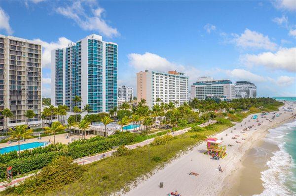 2655 Collins Ave # PH02-04
 MIAMI BEACH, FL 33139-4766- Walk out your door to the  beach, and boardwalk.