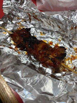 BBQ Chicken skewer