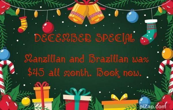 MUST MENTION POST WHEN MAKING APPOINTMENT  #manzilian #brazilian #menswaxing #womenswaxing #decemberspeacial #skincarebyalexis