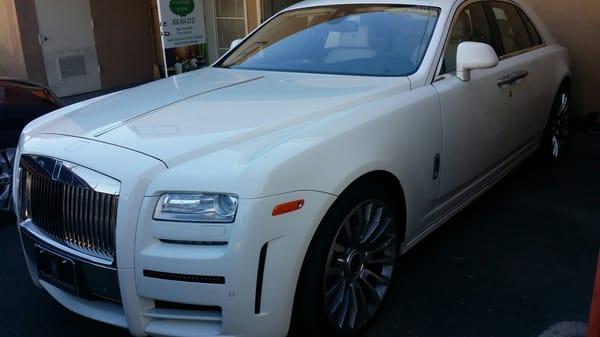 After they fixed it. Rolls Royce Ghost Mansory package limited edition. I only trust Boost Collision  to handle my fancy cars.