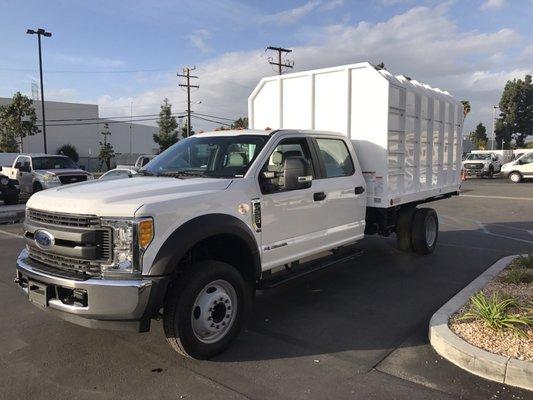 2017F-550 crew cab Chipper