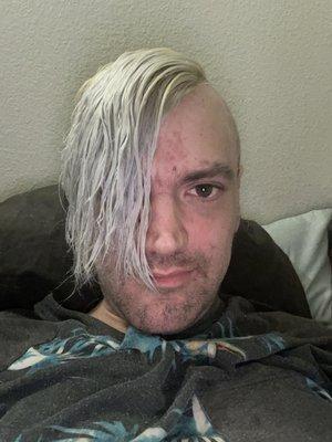 First time getting true silver hair