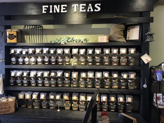 Tea selection