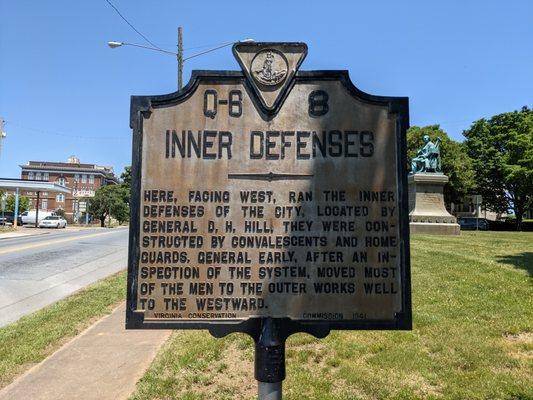 Inner Defenses Historical Marker