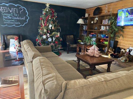 Upstairs living room