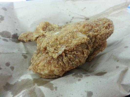 This is eastside chicken im its finest. Seasoned hot & a little bit of grease on your bag. Mmmmmm goood