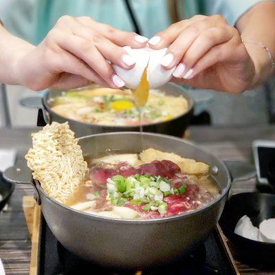 Beef Noodle Soup with egg