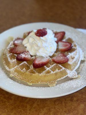 Strawberry waffle