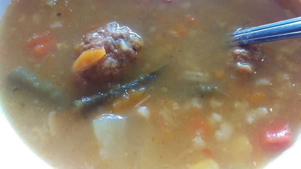 Sopa de Albondiga (Meatball Soup)