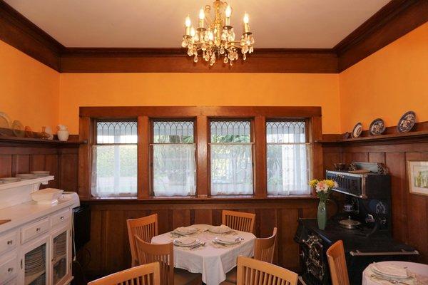 Breakfast room, ground floor of main house