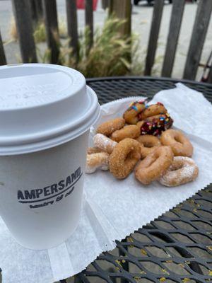 Coffee, donuts