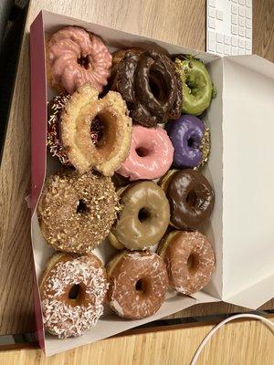 Bakers dozen with special donuts ($30, $20 if you only select regular donuts)