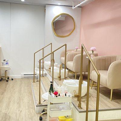 Pedicure area