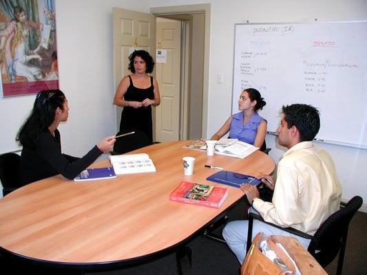 A small group class at ABC