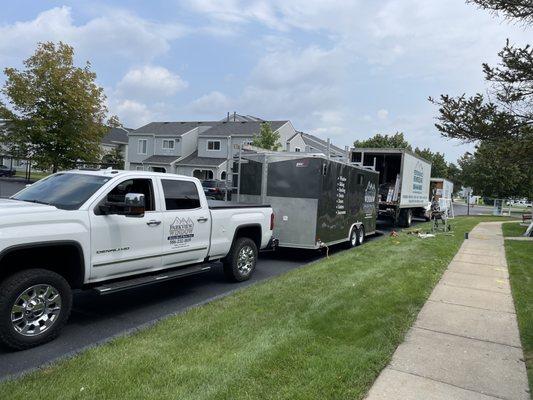 ParkView Window & Exterior Installation Crews on site