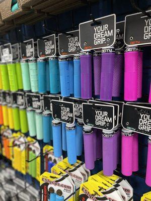 Bike grips from one of our favorite local brands, Deity.