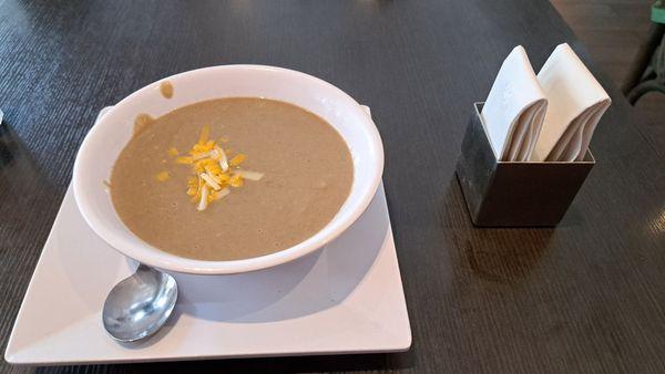 Wonderful cream of mushroom soup!