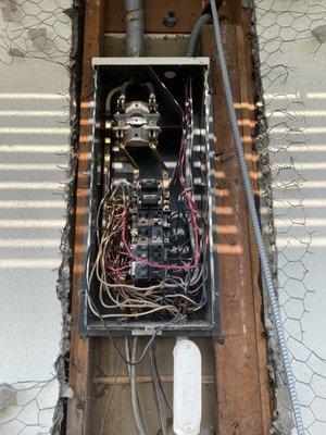 BEFORE Existing Electrical Panel