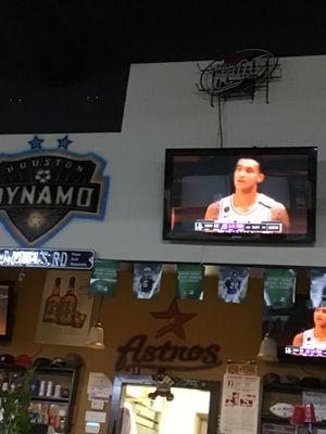 Don't have a place to watch the game? Come on by we show them here