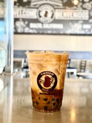 Iced Latte on the Rocks.