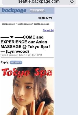 If you google "Tokyo Spa Lynnwood,WA" this comes up