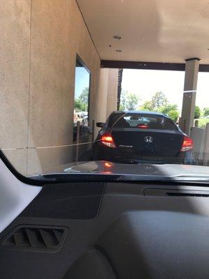 Line at drive through. Not the fastest way to pick up it seems.