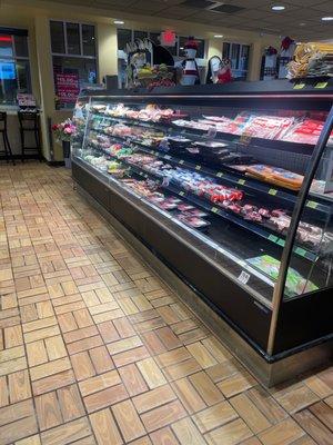 Meat and cheese deli counter