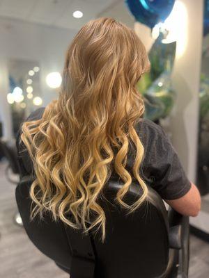 Tape in hair extensions