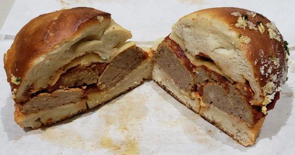 Meatball Slider: cross-section