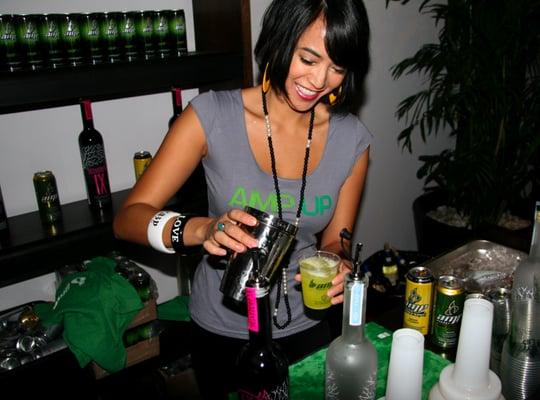 Many of our mixologists are Brand Ambassadors, and have promotional experience with major beverage brands.