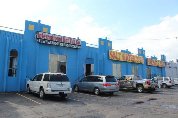 Big Blue Building Zuni Location