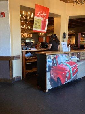 Cashier at Carinos