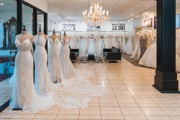 Welcome to our bridal salon. 30 Years and counting!