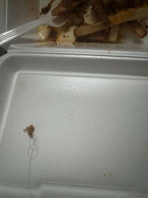 Hair in food