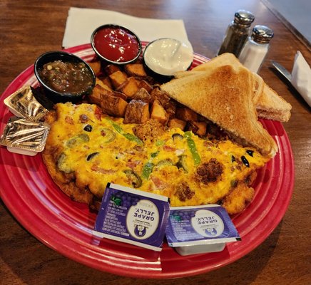 Pedro's Favorite breakfast scrambler