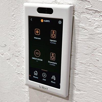 Brilliant Wall Switch.   Control your lights, security, audio and more