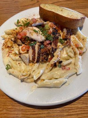 This is the Cajun Chicken Pasta  the best because it's never watery