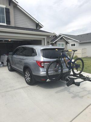 New rack and a bike that shifts correctly!