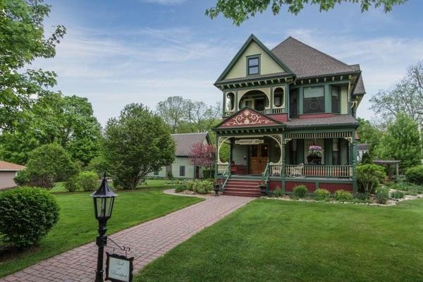 The Habberstad House Bed and Breakfast located in Lanesboro, Minnesota.