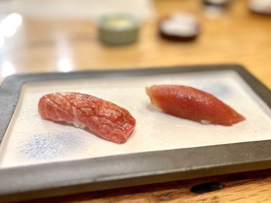 Bluefin and fatty tuna